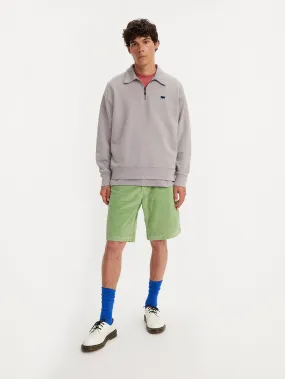 animal print shorts Men's Green Slim Fit Shorts