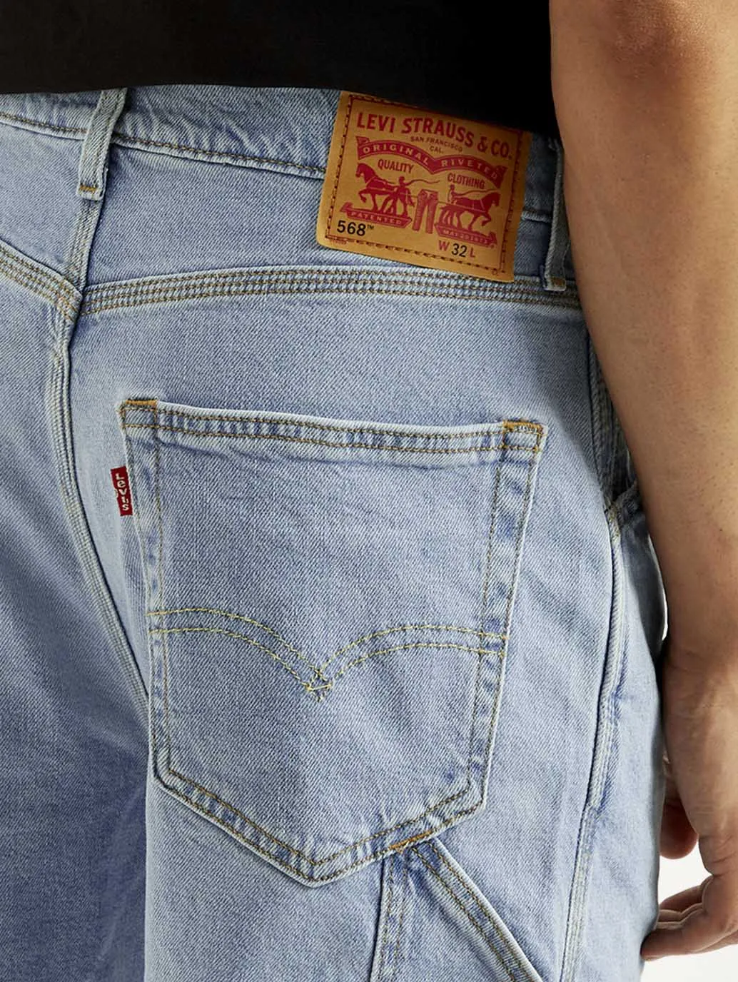 Men's Light-Blue Loose Fit Shorts TemperatureRegulating