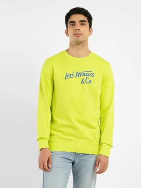 Men's Printed Crew Neck Sweatshirt Daily Style