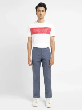 Eco Friendly Fabric Men's Redloop Navy Slim Fit Chinos