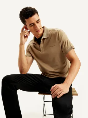 Men's Redloop Solid Slim Fit Polo T-Shirt Luxe Comfort