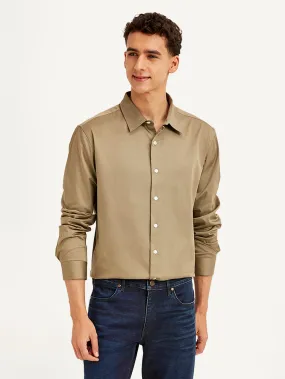 Loose style Men's Redloop Solid Slim Fit Shirt