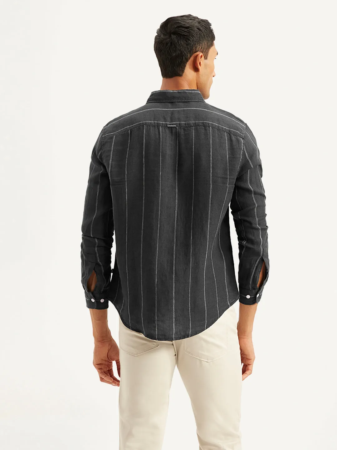 Men's Redloop Striped Slim Fit Shirt Petite Option