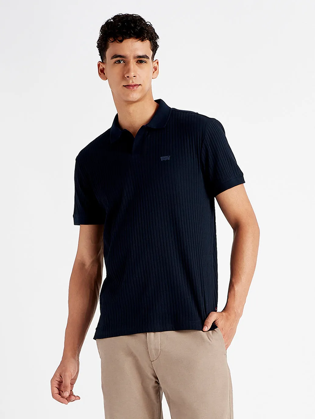 Chill Comfort Casual Vibes Men's Self Design Slim Fit Polo T-Shirt