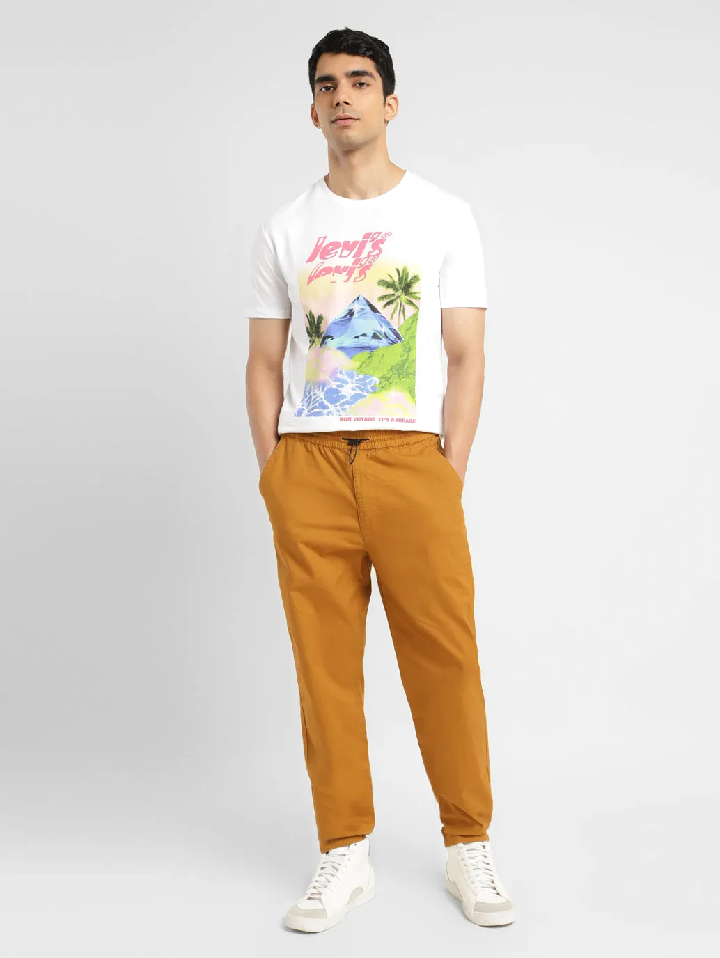 Breathable fabric Men's Slim Fit Joggers