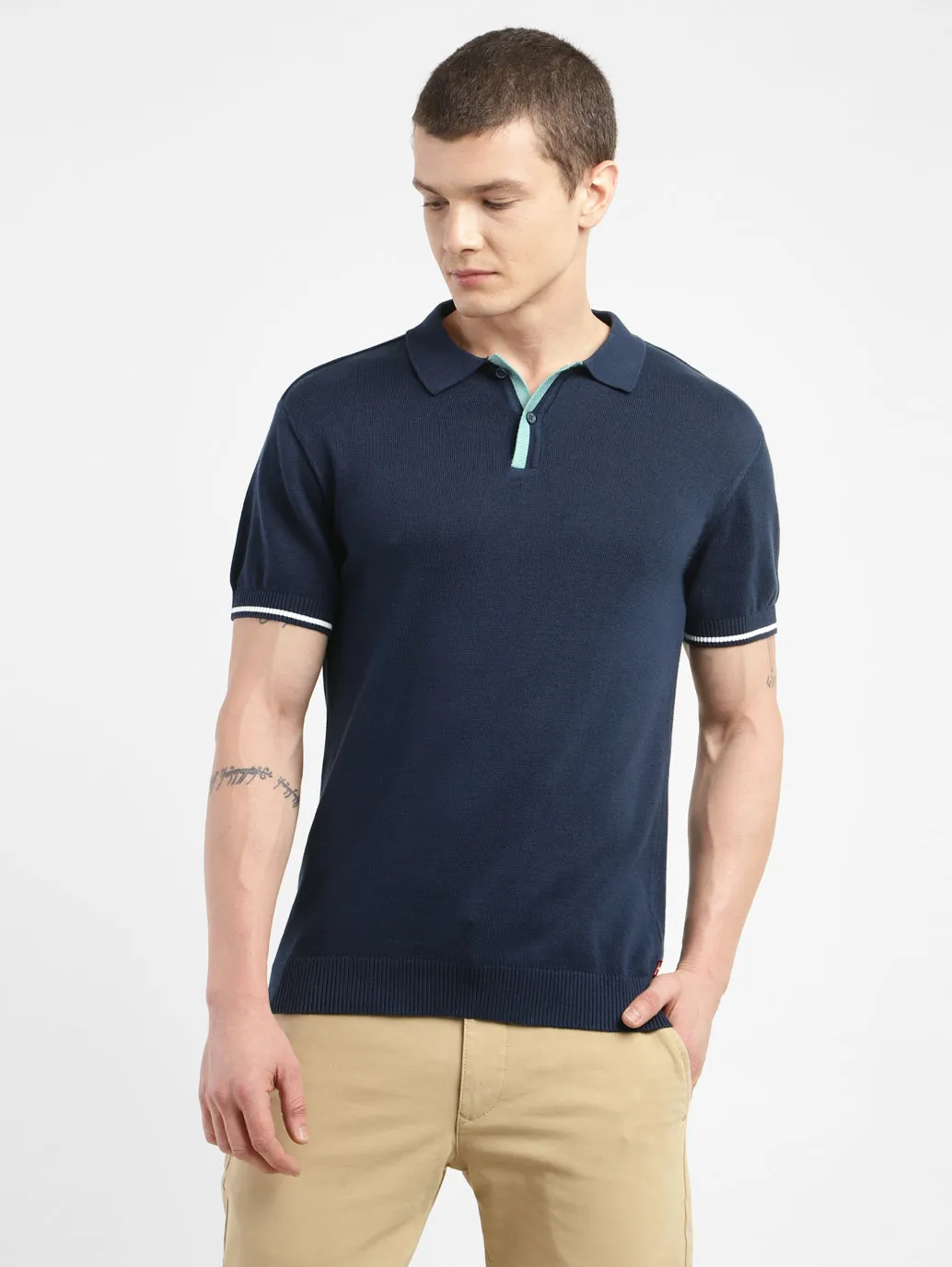 Men's Solid Polo T-shirt Chill Wear Summer Party