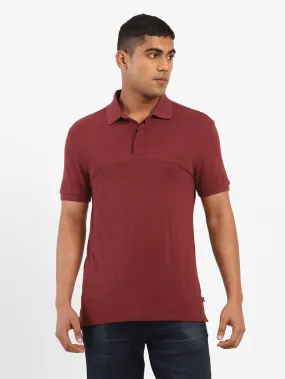 Moisture Wicking Fabric Men's Solid Polo T-shirt