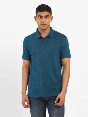 Men's Solid Polo T-shirt Lightweight Layer Business casual