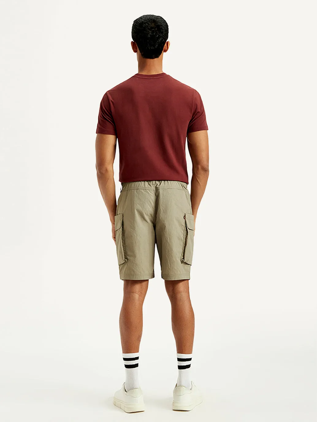 Weekend Outing No Bulky Feel Men's Solid Regular Fit Shorts