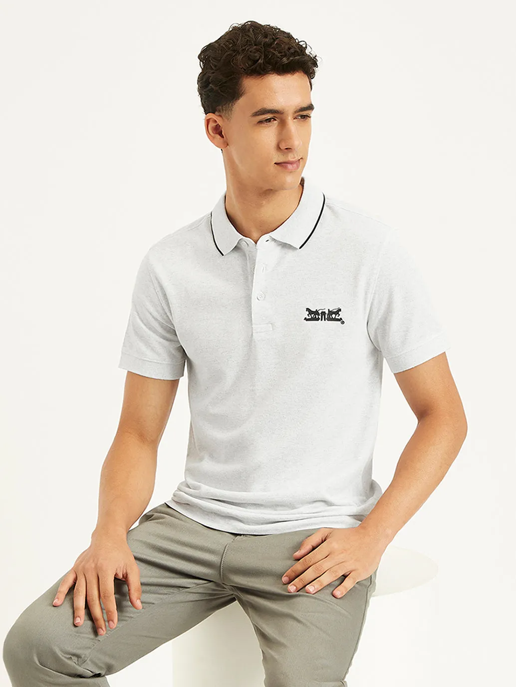 Men's Solid Slim Fit Polo T-Shirt Timeless Appeal