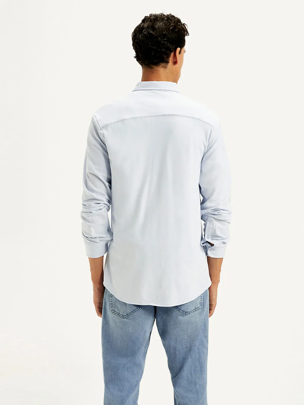 Men's Solid Slim Fit Shirt Fashion-Forward