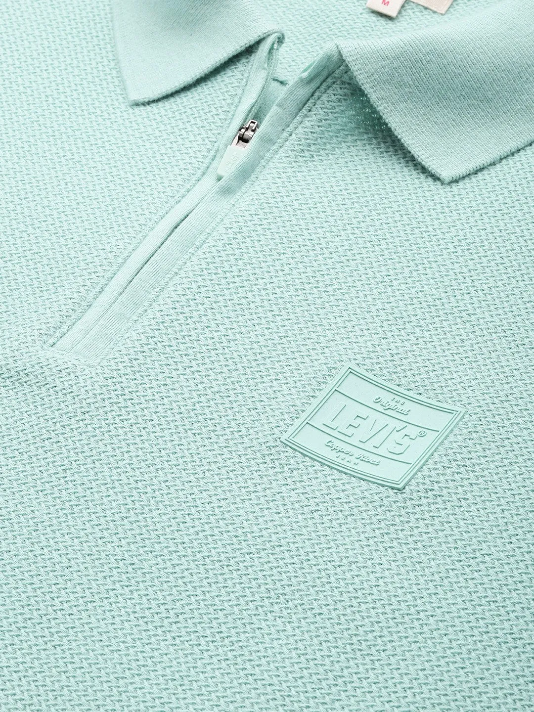 Men's Textured Slim Fit Polo T-Shirt FourWay Stretch Fabric Active Flex