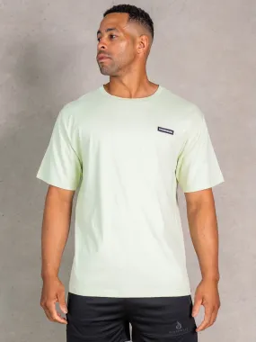 Active Comfort Style Subtle Logo Placement NRG Oversized T-Shirt - Matcha