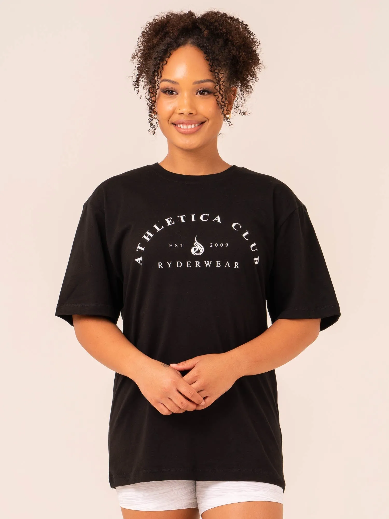 Tempo Oversized T-Shirt - Black Valentine's Day sports performance