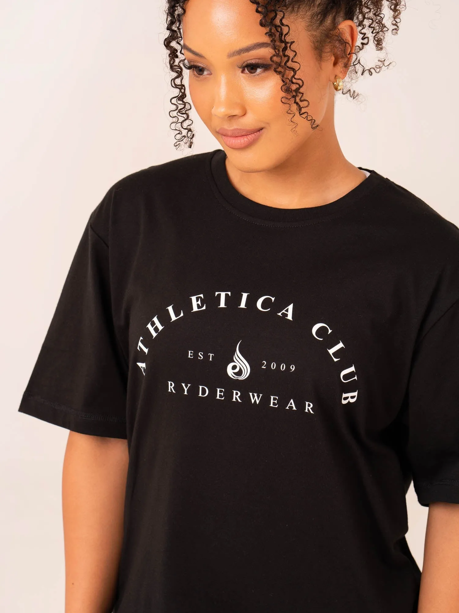 Tempo Oversized T-Shirt - Black Breathable Performance Fit