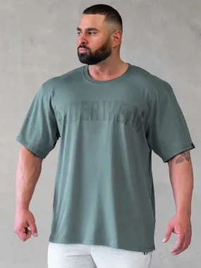 Force Oversized T-Shirt - Fern Green Simple and Comfortable