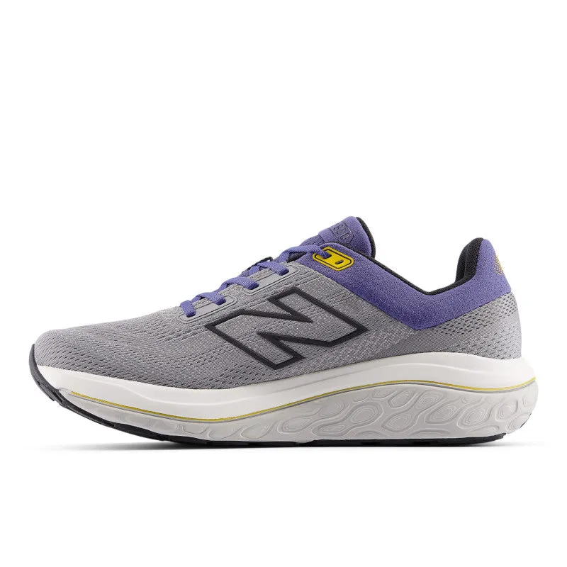 gender - specific shoes Balanced Ride Geometry Fresh Foam X 860v14 - Slate Grey with Dream State and Ginger Lemon - Men's