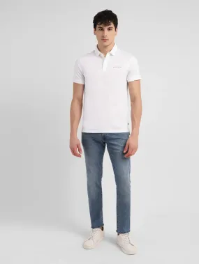 Sporty Top All Day Comfort Men's Redloop Solid Slim Fit Polo T-shirt