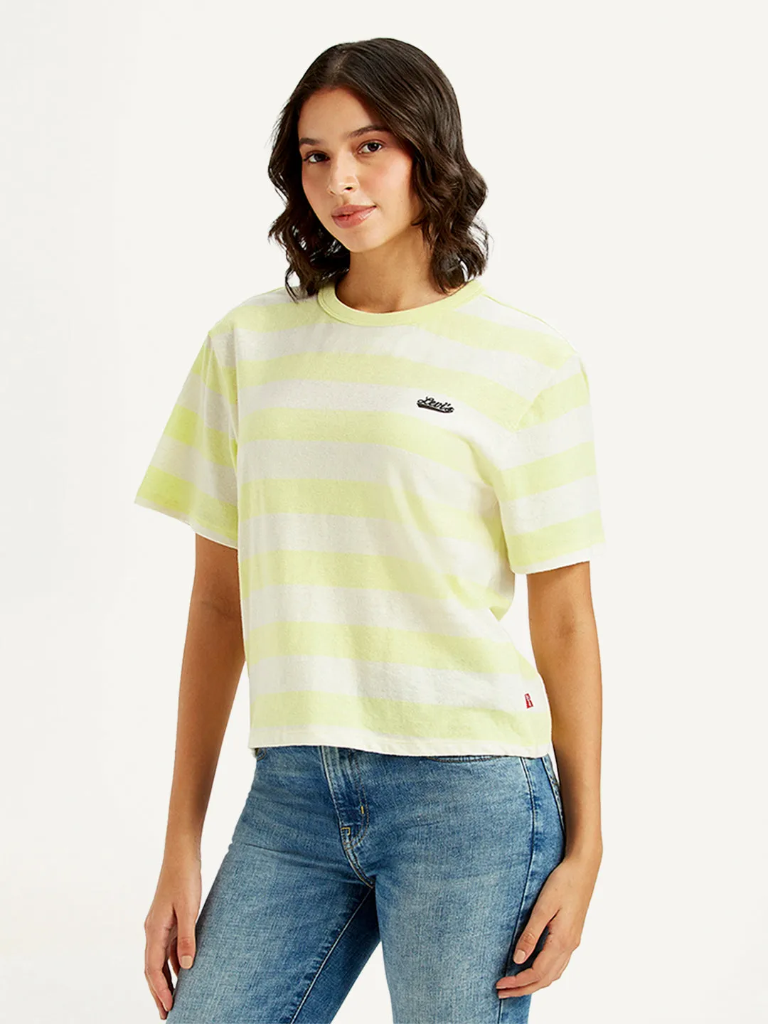 Sporty essentials Halloween Women's Striped Relaxed Fit T-Shirt
