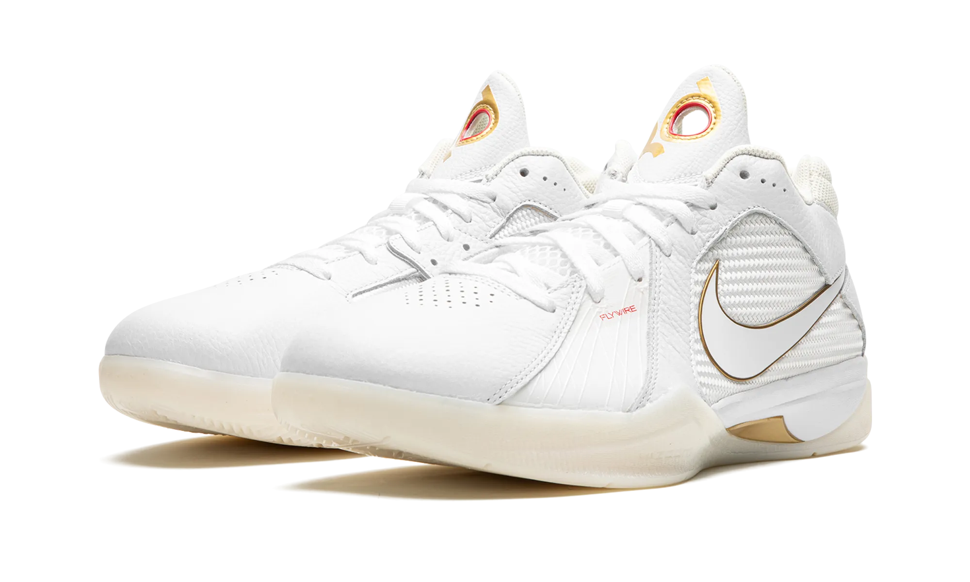 KD 3 "White / Metallic Gold" Neutral Stride Alignment