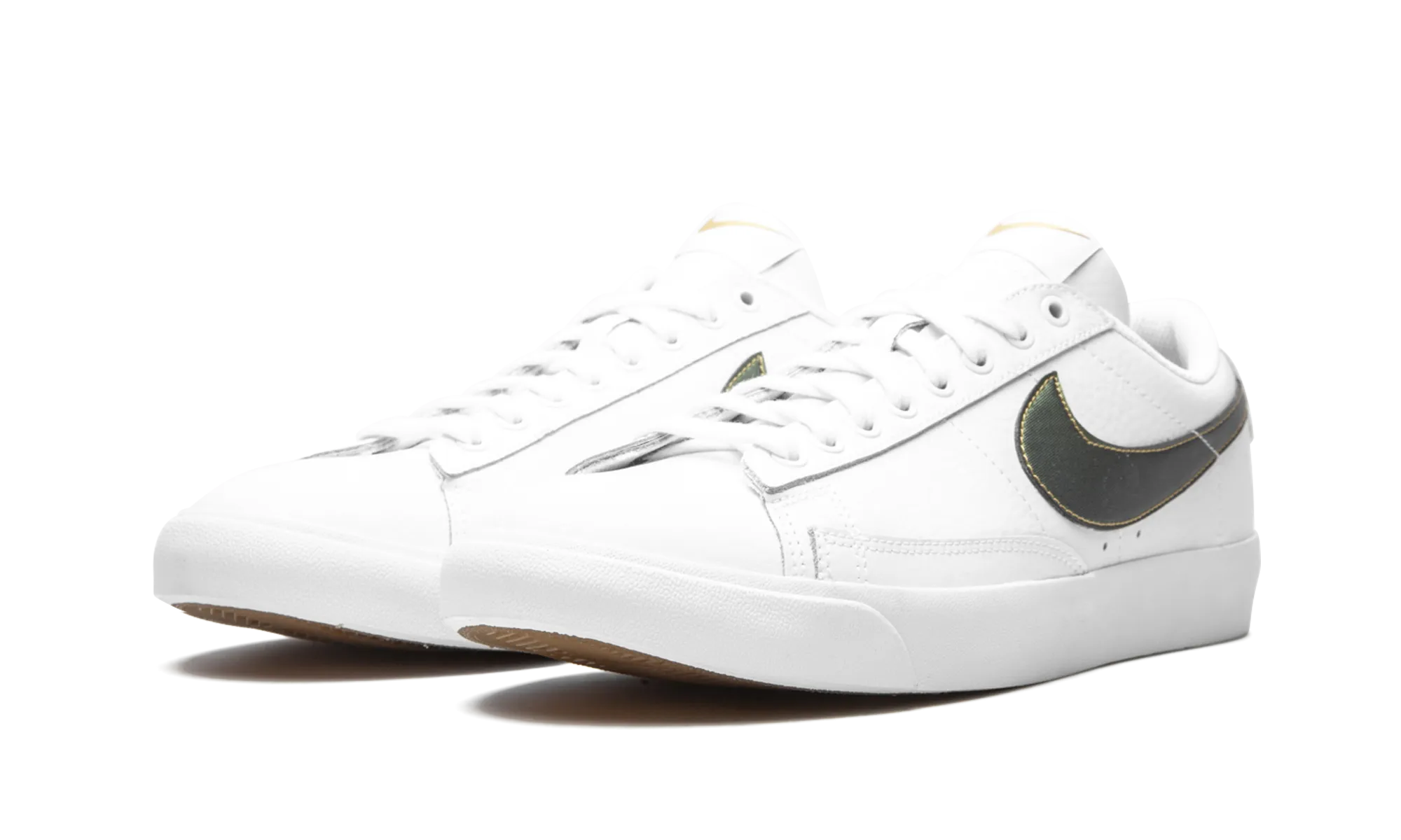 CanvasUpper Hyperburst Cushion Blazer Low Premium "White/Metallic Gold"