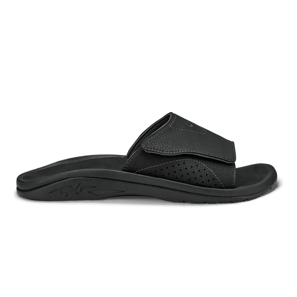 Arch Ease Slip Resistant Sole Nalu Slide - Black