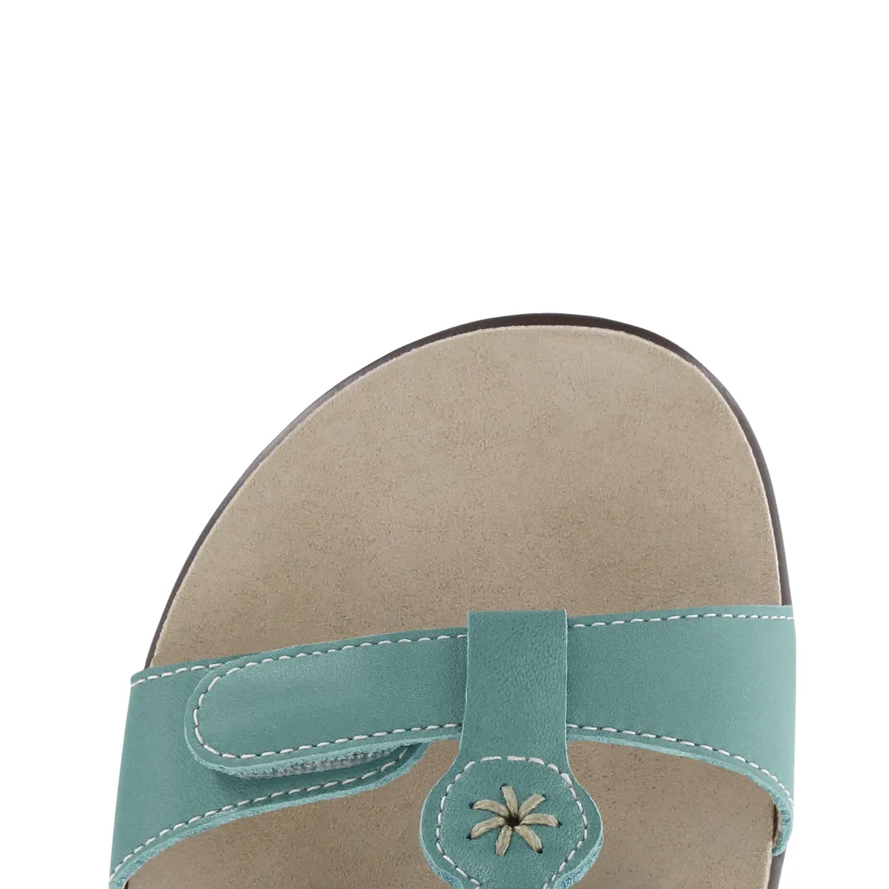 Naples - Turquoise Enhanced Lateral Stability Sandal Clasps