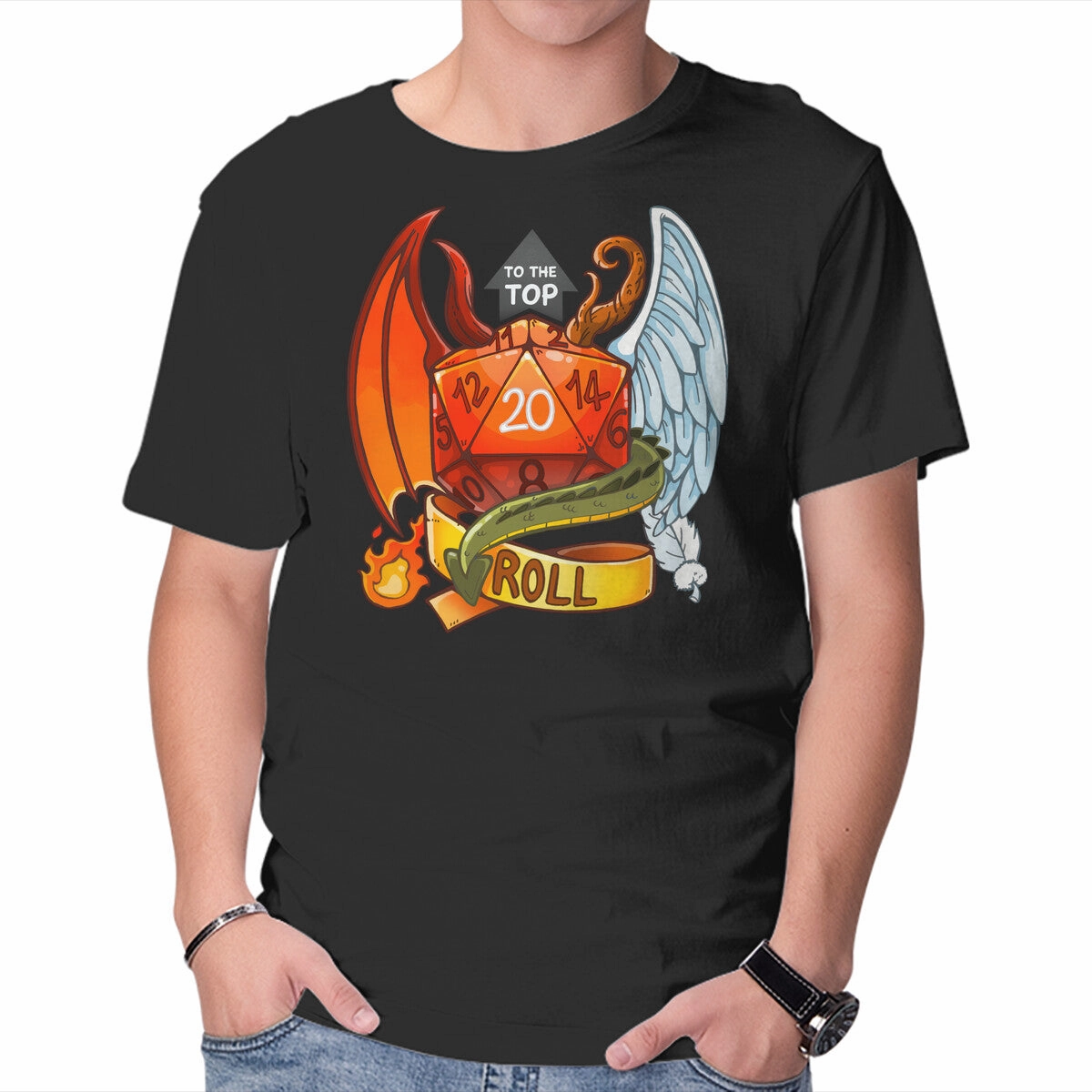 Raw Edge Hem Roll To The Top