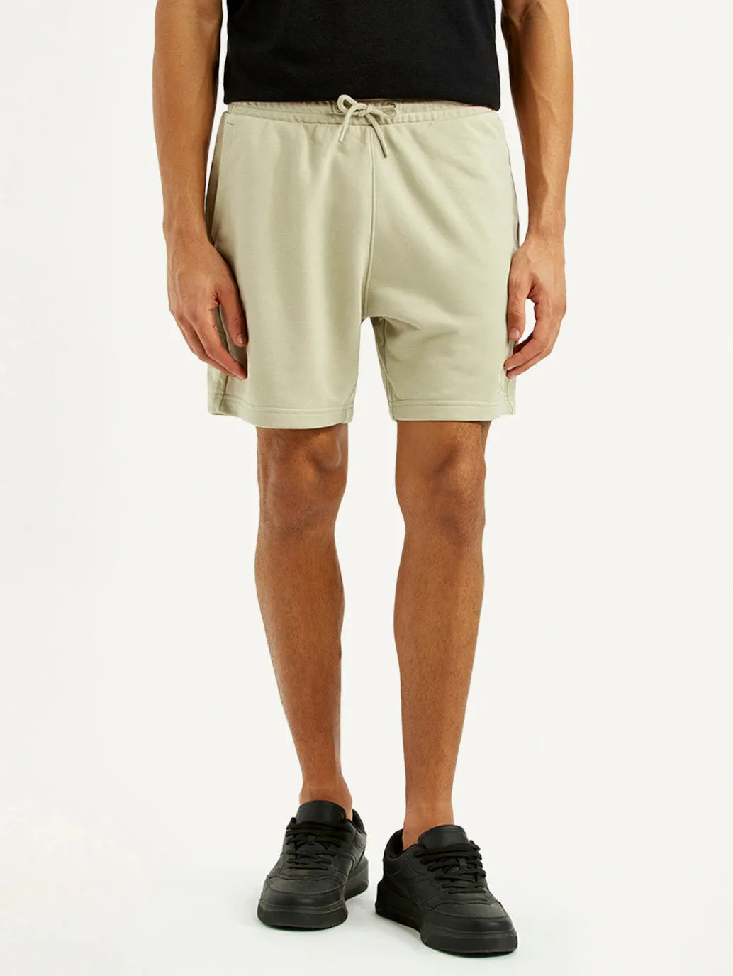 Sport Fit Men's Beige Regular Fit Shorts