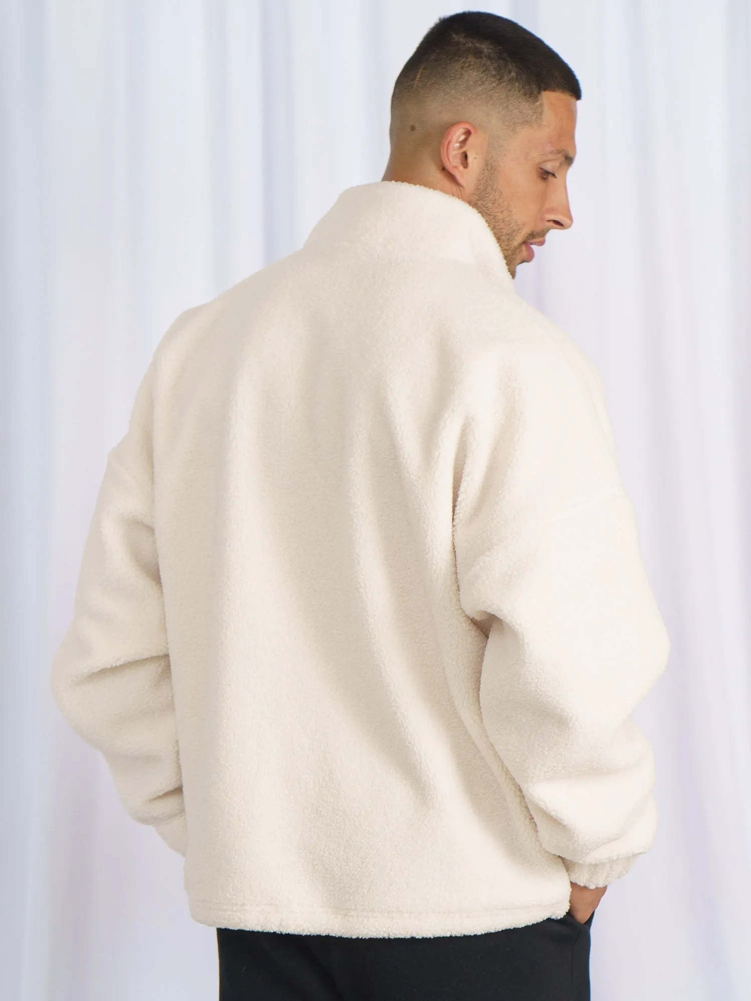 Heat Resistant Fabric Flexible Fiber Fill Unisex Teddy Jumper - Vanilla