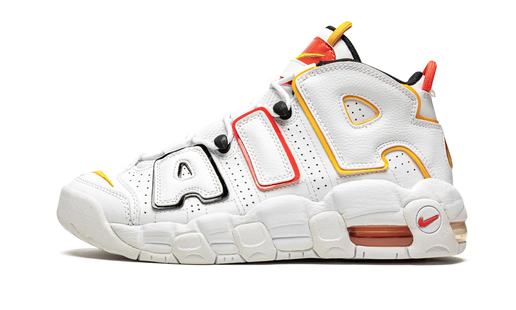 Durable Lacing Hexagonal Grip Texture Air More Uptempo GS "Rayguns"