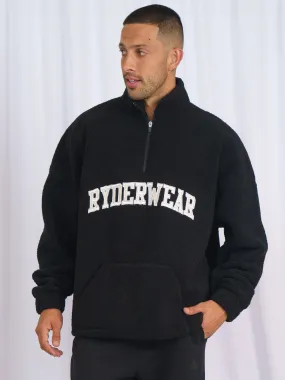 Unisex Teddy Jumper - Black Weatherproof Barrier AbrasionResistant Surface