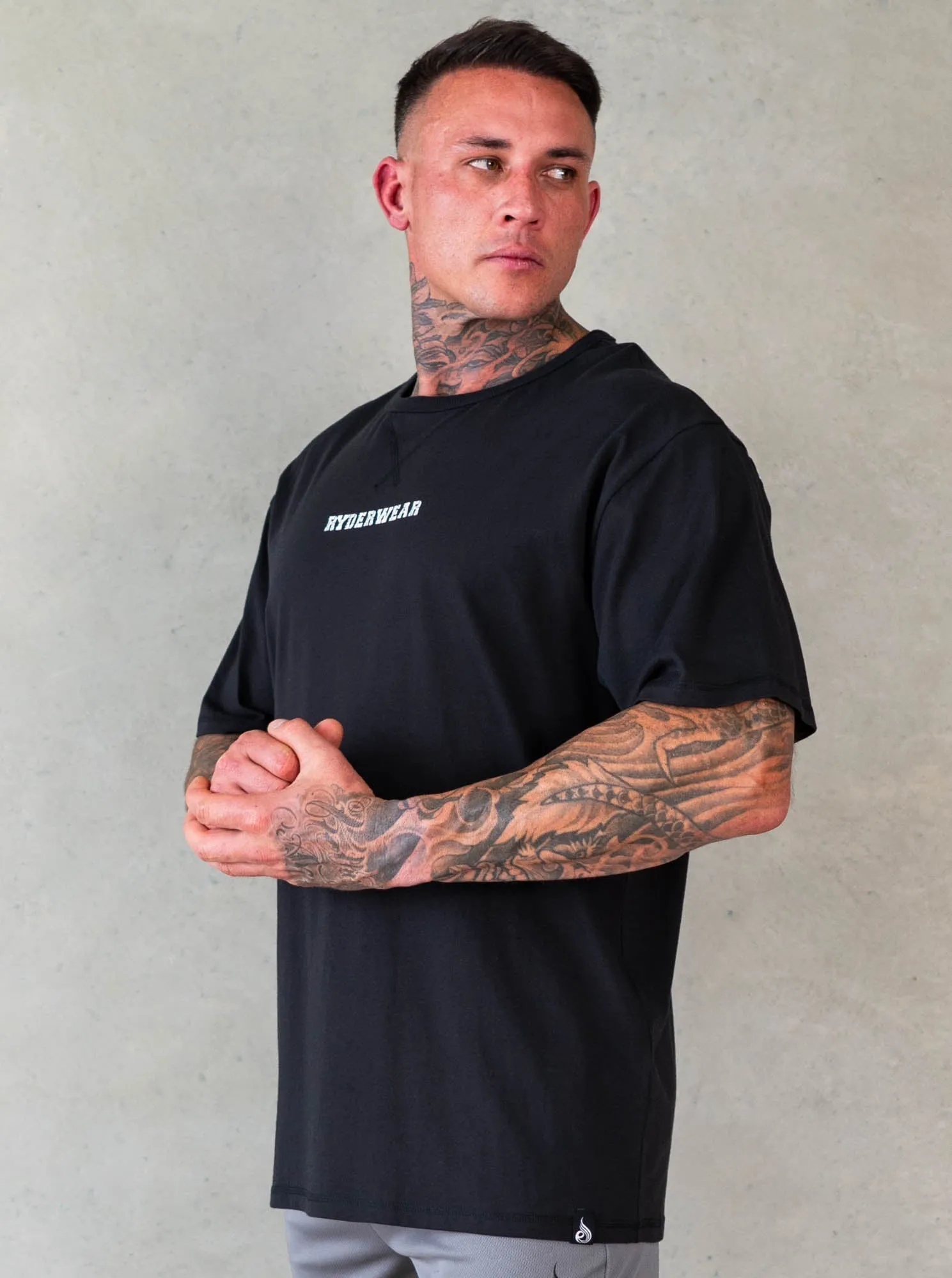 Octane T-Shirt - Faded Black Office Casual