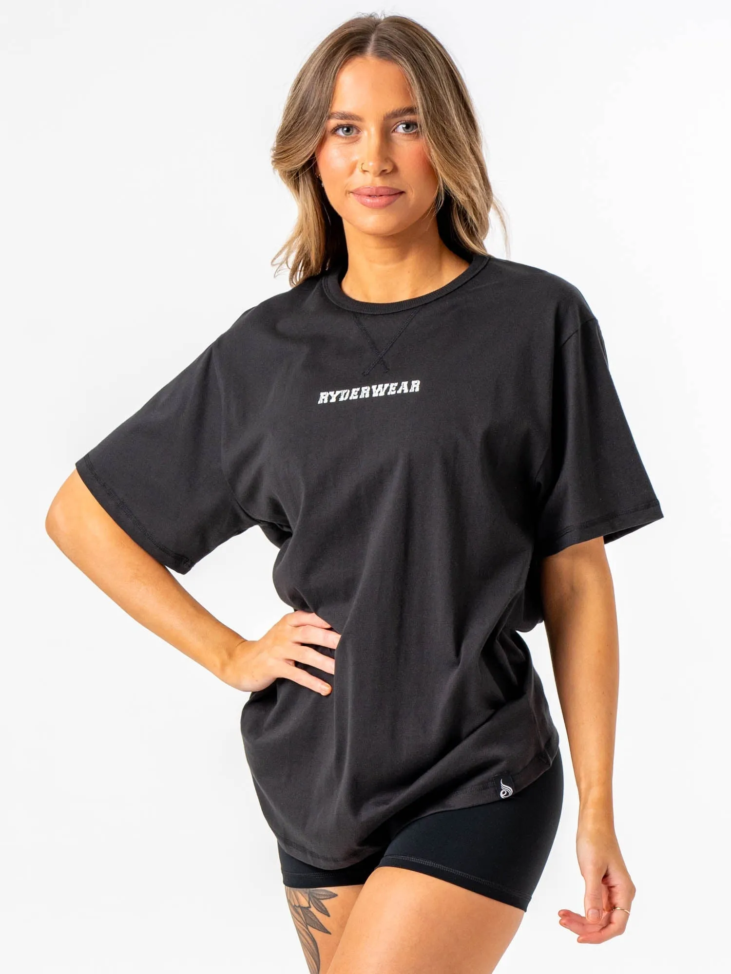 Octane T-Shirt - Faded Black Relaxed Vibe