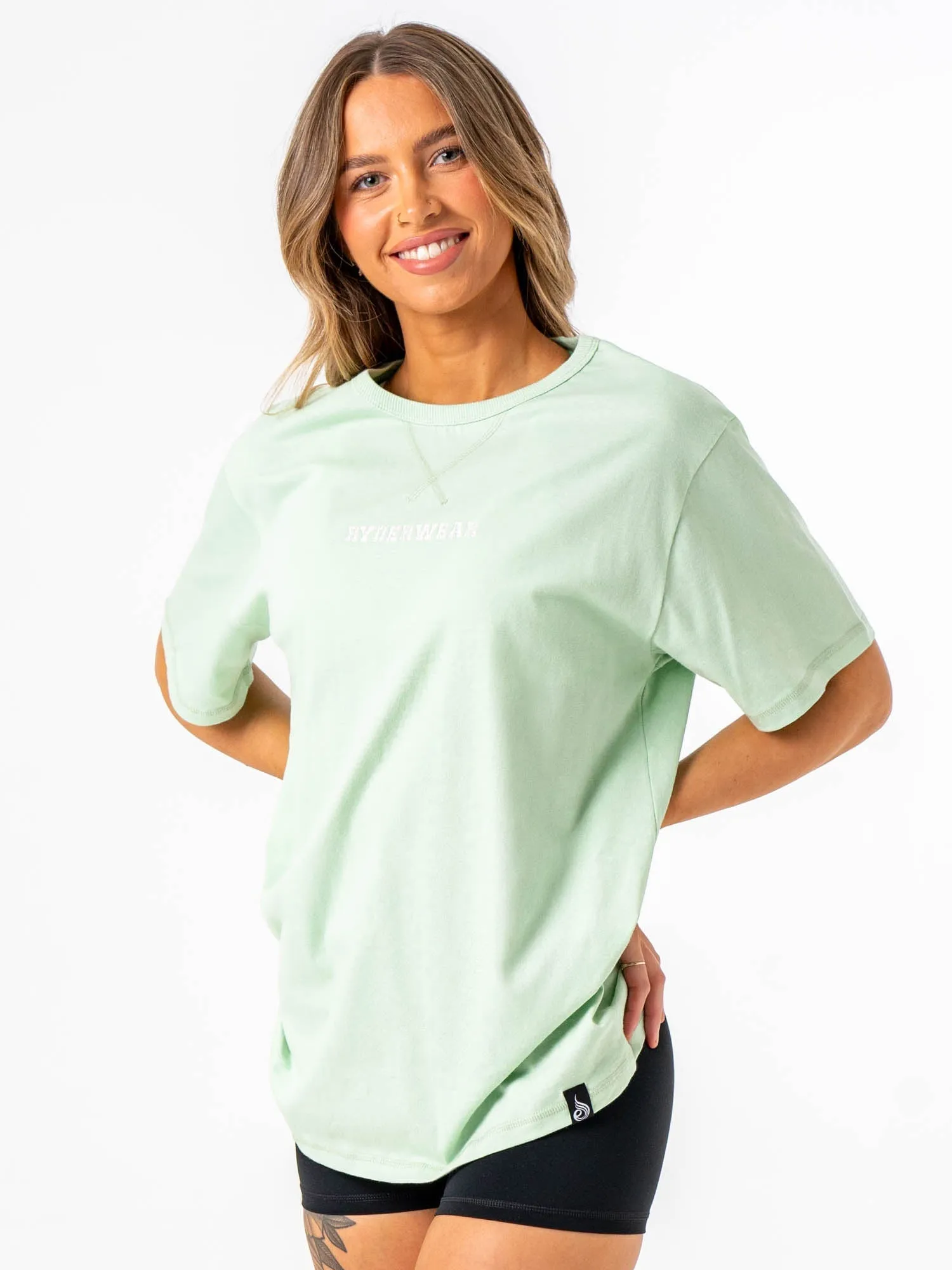 Octane T-Shirt - Mint EcoFriendly Dye Relaxed Fit Design
