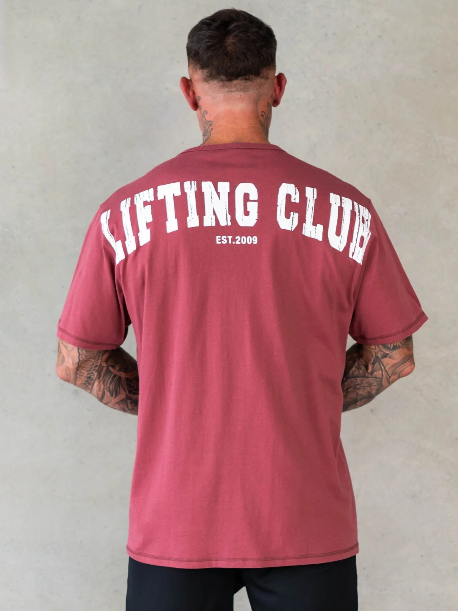 Elastic waist Octane T-Shirt - Red Oxide