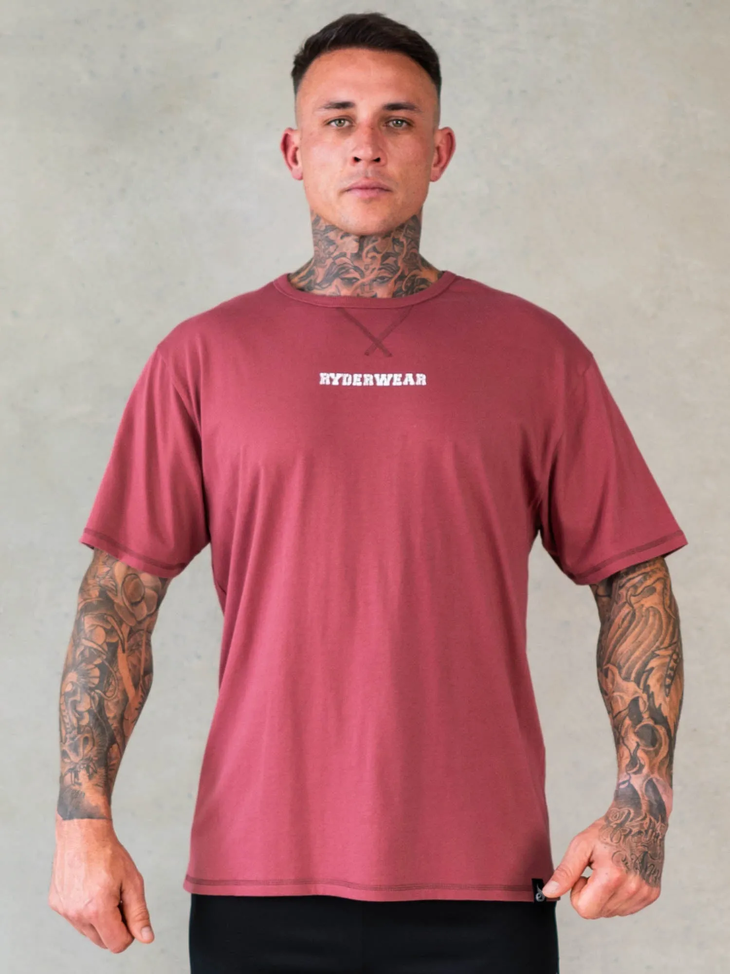 All-Day Stretch Street Comfort Octane T-Shirt - Red Oxide