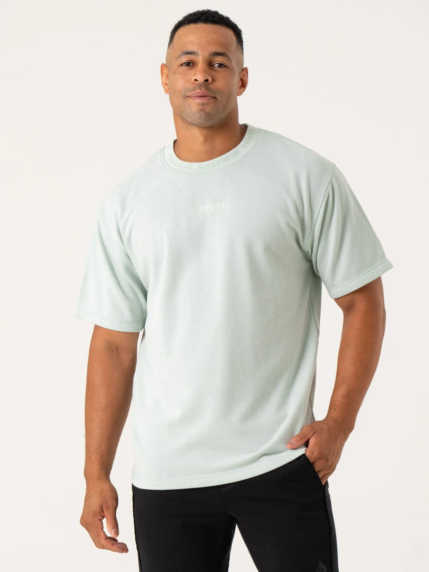 Pursuit Fleece T-Shirt - Spearmint Casual everyday wear