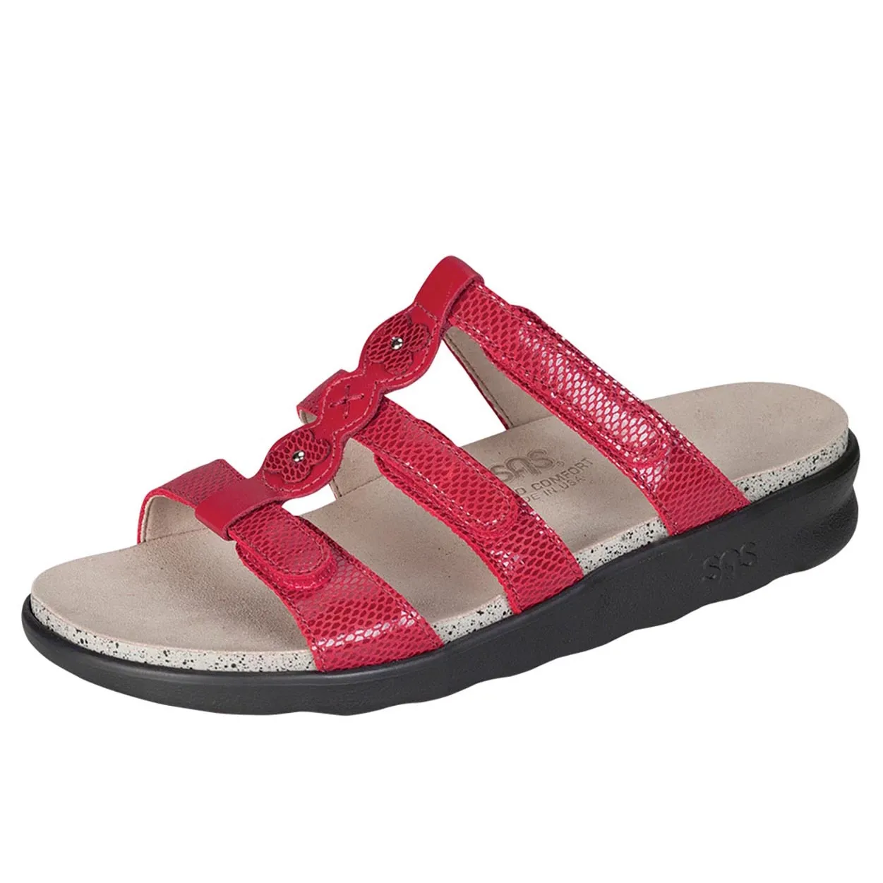 Naples - Red Snake Practical Shoes Multi Layer Cushioning