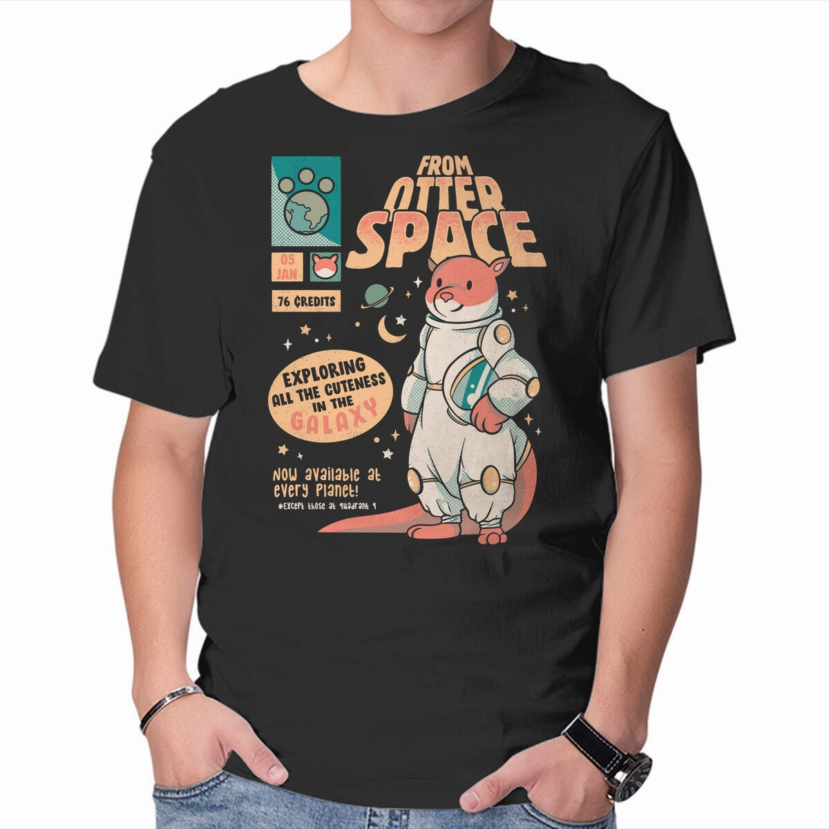 Plus size confidence Otter Space Astronaut