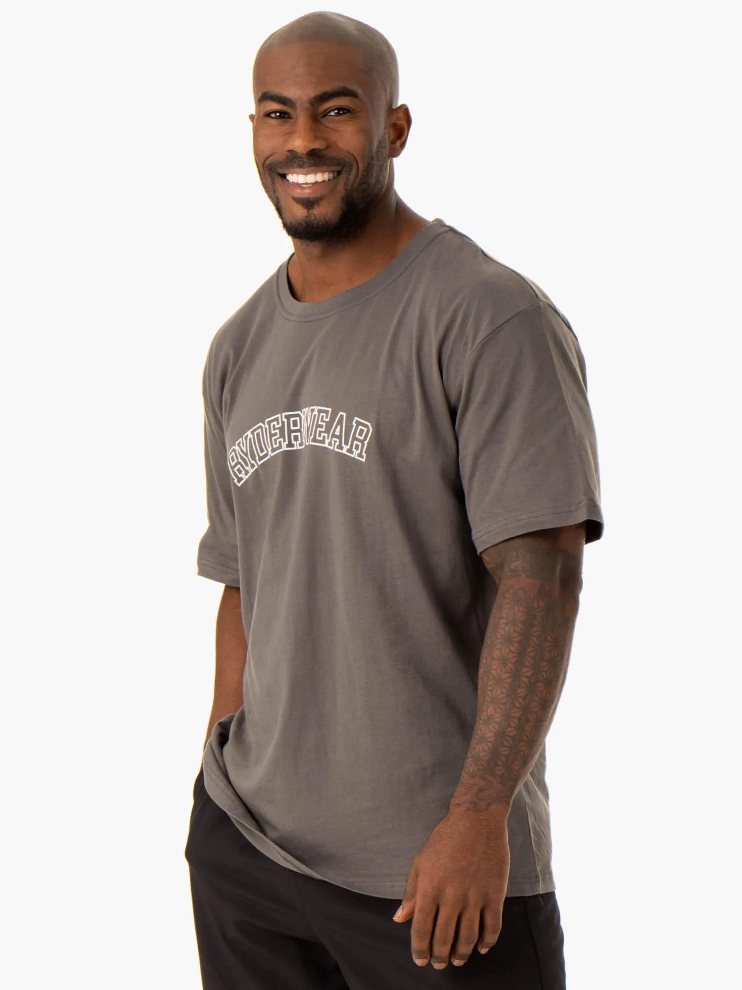 Oversized T-Shirt - Charcoal AllSeasonWear Simple and Comfortable