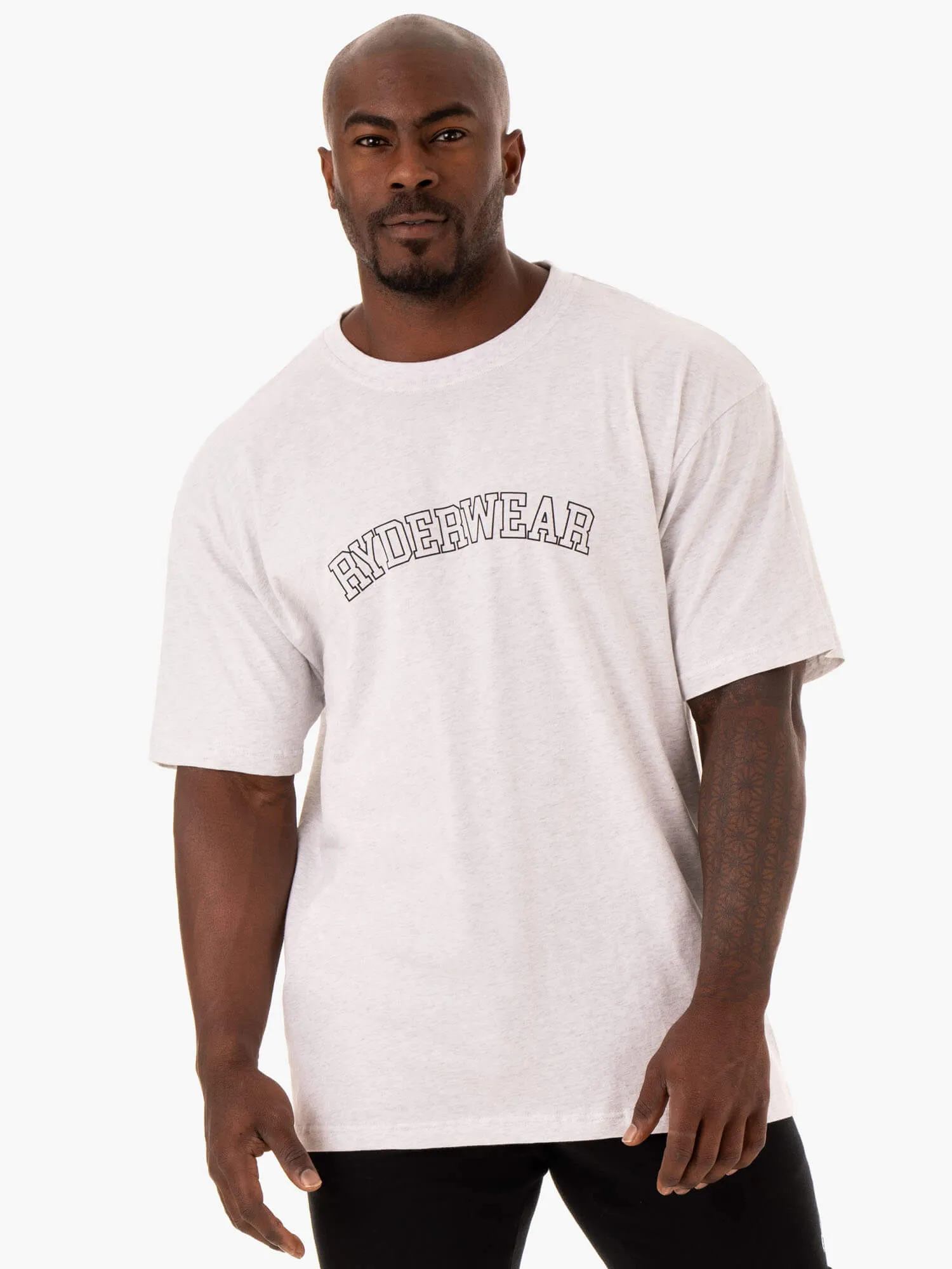Oversized T-Shirt - Snow Marl Comfortable and stylish