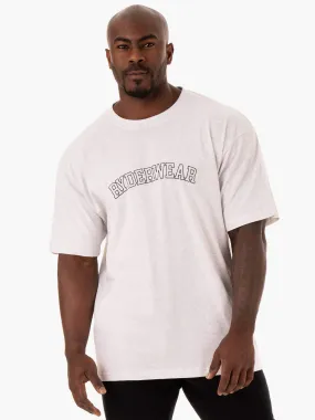 Oversized T-Shirt - Snow Marl Comfortable and stylish
