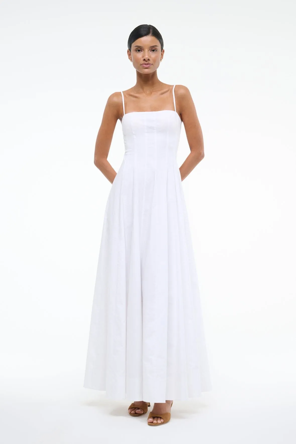 Body Harmony WYLIE MAXI DRESS | WHITE