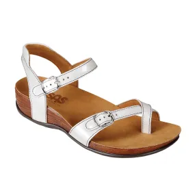 Pampa - Pearl White Chic Casual Shoes for Travel Laidback Look