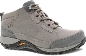 Pearla - Stone Burnished Suede Cushioned Step Urban Commute Padded Interior Cold Weather Commuter