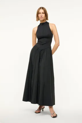 CREVASSE MAXI DRESS | BLACK Light Cloud