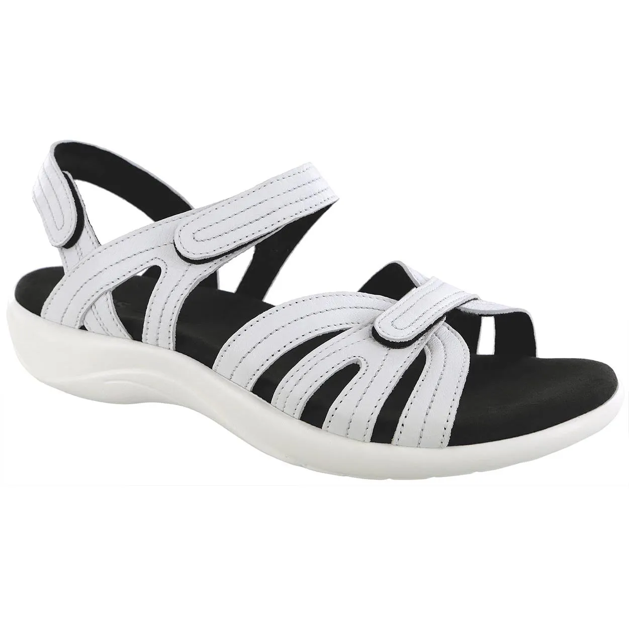 Block Heel Pier - Chalk White