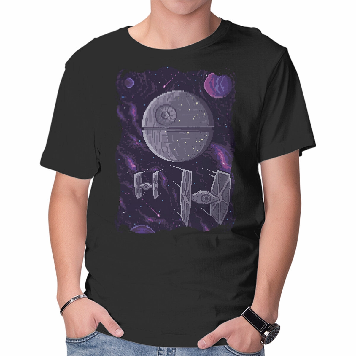 Pixel Death Star Sporty Look Wear