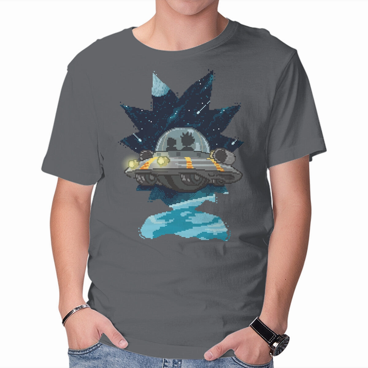 Pixel Rick Stretchable Fabric Cozy Waist